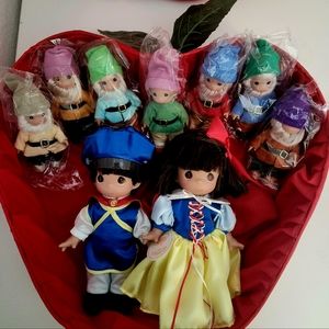 NWT Rare full set of Precious Moments Disney Snow White collection
